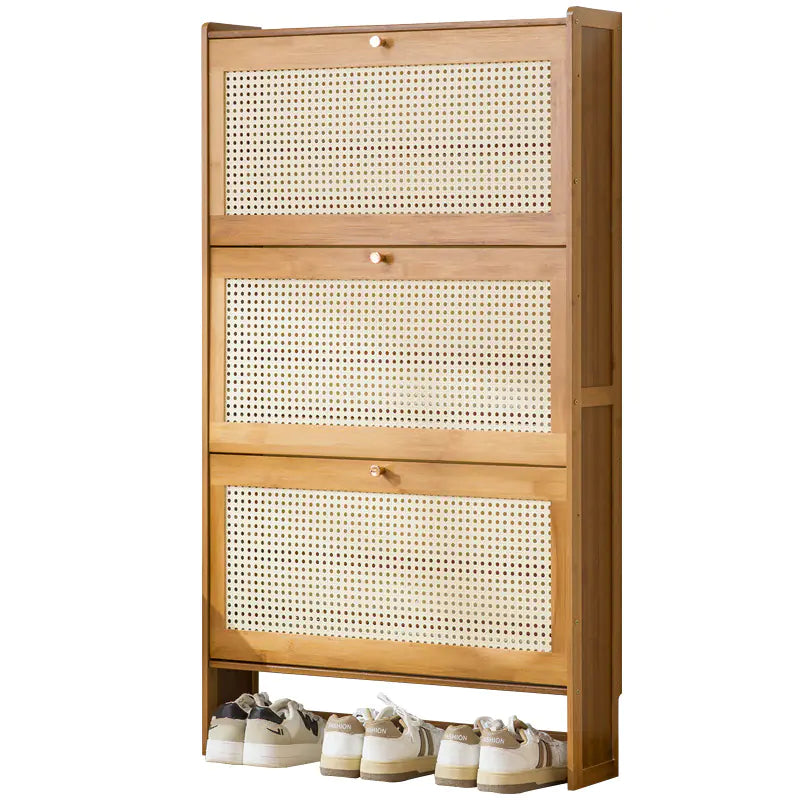 Slim Shoe Cabinet with Large Capacity for Home Entry