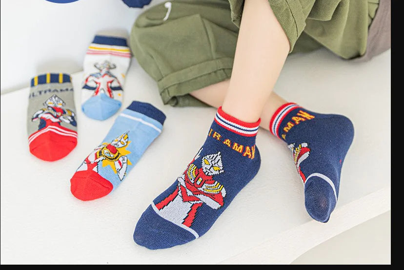 Wholesale Spider-Man and Iron Man Socks for Kids