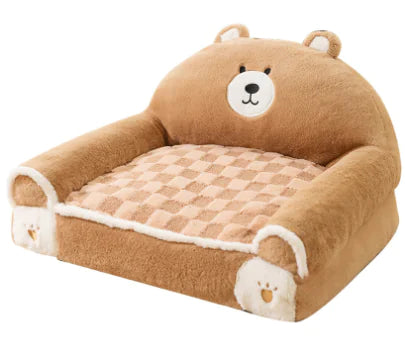Pet Sofa Bed Bear Design (One Set)
