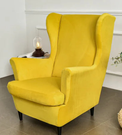 IKEA STRANDMON Wing Chair Velvet Cover Set