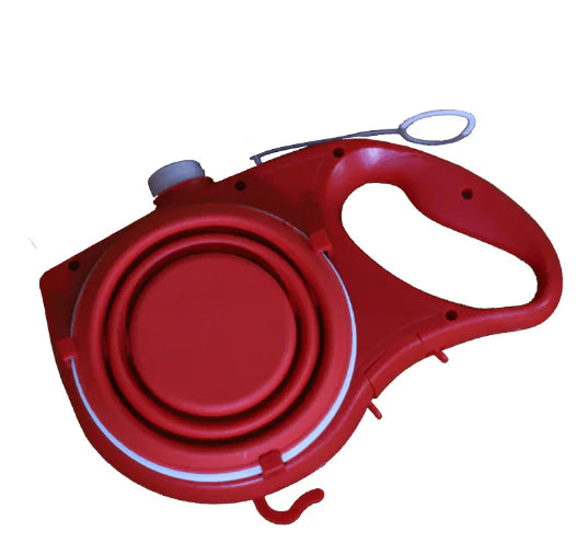 Essential Leash with Built-in Water Bottle for Pets