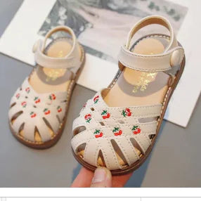 Rosie Ballet Flats with Embroidered Baby Shoes (One Pair)