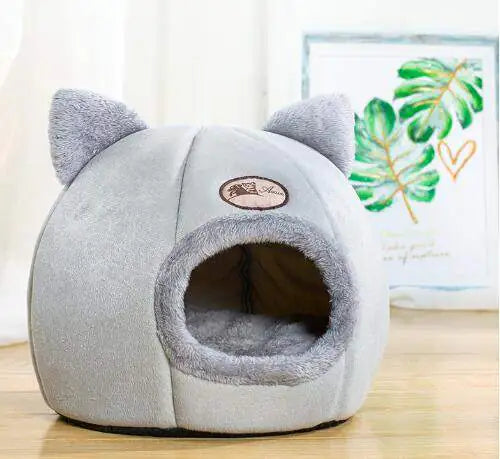 Cozy Cat Bed for Deep Sleep Pet Comfort (One Set)
