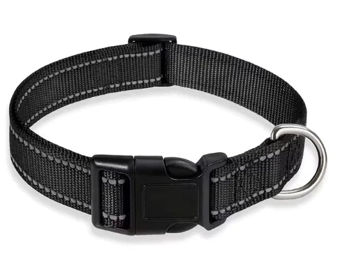 Reflective Sky Adjustable Dog Collar (One)