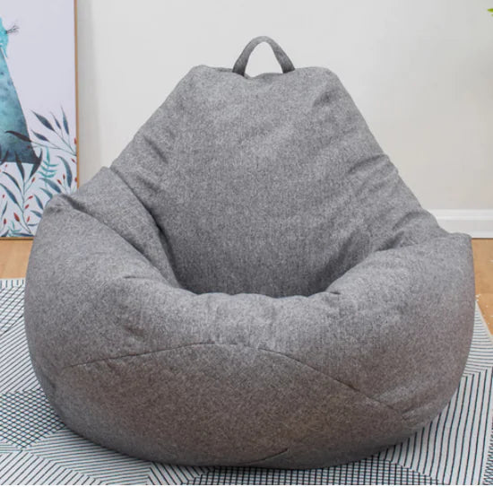 Beanbag Chair Cover - Cotton Lazy Sofa Cover (One Piece)