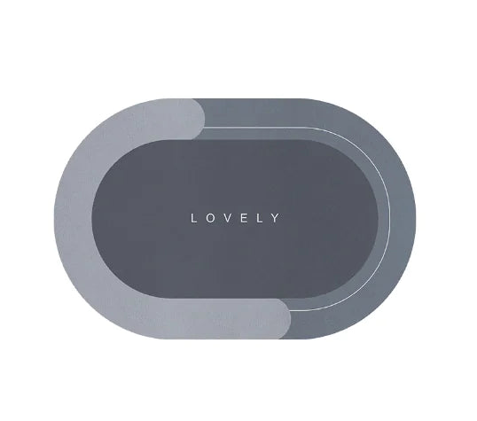 Diatom Mud Soft Absorbent Bathroom Floor Mat (Single)