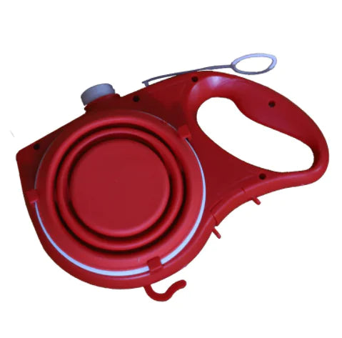 Essential Leash with Built-in Water Bottle for Pets