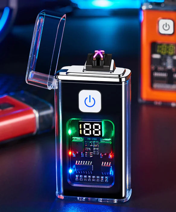 USB Rechargeable Smart Plasma Lighter for Outdoors (One)